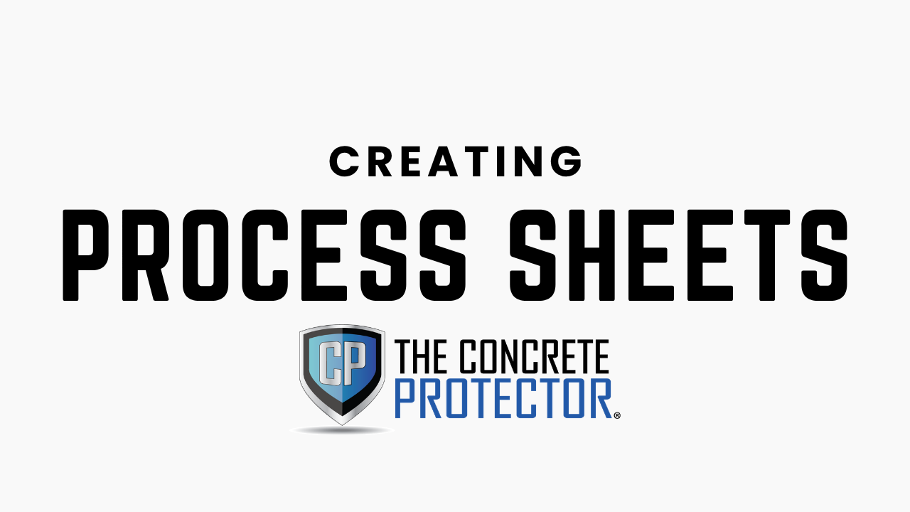 Creating Process Sheets